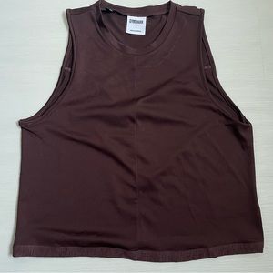 Gymshark Whitney Simmons Brown Tank - Size Small